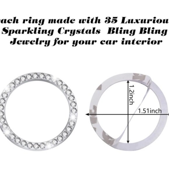 RHINESTONE Car Ignition Start/Stop Decoration - Picture 3 of 4